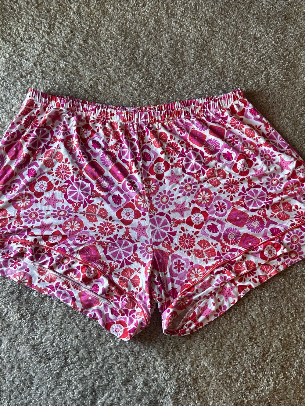 Little Sleepies Women’s Bamboo Viscose Pajama Set Short Sleeve Shorts Size XL - Picture 3 of 7